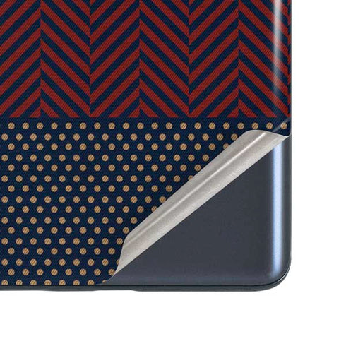 Blocked Polka Dot Chevron Galaxy S20 Fan Edition Skin